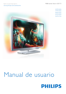 Manual de uso Philips 9000 Series 32PFL9606H Televisor de LED