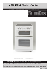Bruksanvisning Bush BFEDC50B Spis