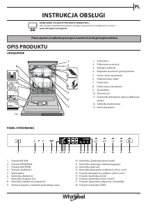 Instrukcja Whirlpool WIP 4T233 PFEG B Zmywarka