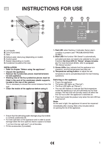 Mode d’emploi Whirlpool WH1410 E2 Congélateur