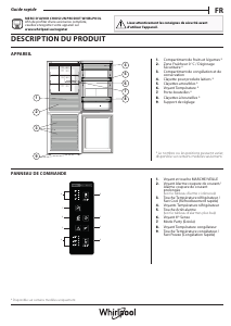 Mode d’emploi Whirlpool WB70E 972 X Réfrigérateur combiné