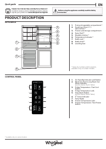 Manual Whirlpool WB70E 972 X Fridge-Freezer