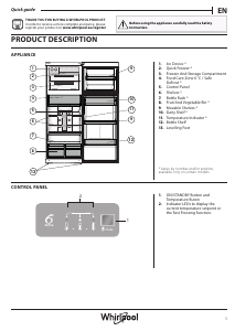 Mode d’emploi Whirlpool WT70I 831 X Réfrigérateur combiné