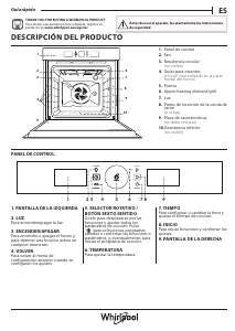 Manual de uso Whirlpool OAKZ9 7961 SP NB Horno