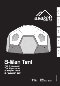 Handleiding Asaklitt 31-4217 Tent