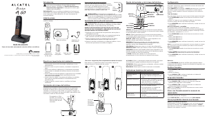 Manual de uso Alcatel Biloba A60 Teléfono inalámbrico