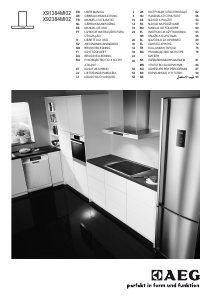 Manuale AEG X91384MI02 Cappa da cucina