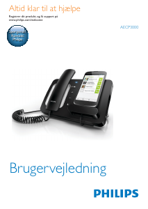 Brugsanvisning Philips AECP3000 Telefon