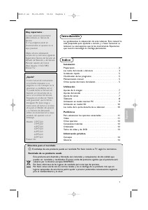 Manual de uso Philips 42PF5620 Televisor de plasma