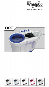 Handleiding Whirlpool ACE 7.5 Supersoak Wasmachine