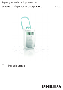 Manuale Philips AE2330 Radio