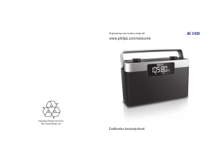 Kasutusjuhend Philips AE2430 Raadio