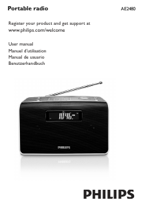 Bedienungsanleitung Philips AE2480 Radio
