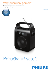 Návod Philips AE2600B Rádio