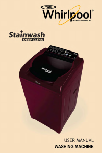Bruksanvisning Whirlpool Stainwash Deep Clean 6.2 Tvättmaskin