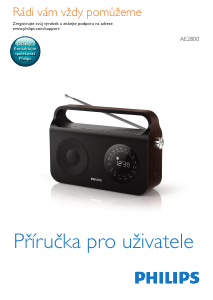 Manuál Philips AE2800 Vysílačka