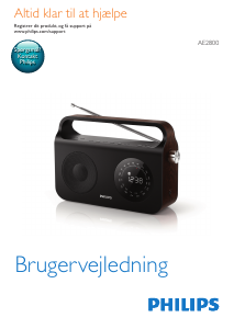 Brugsanvisning Philips AE2800 Radio