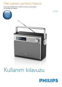 Kullanım kılavuzu Philips AE5020 Telsiz