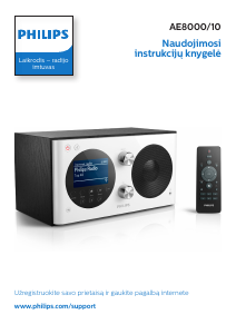 Vadovas Philips AE8000 Radijo imtuvas