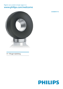 Brugsanvisning Philips DS3880W Fidelio SoundRing Højttaler
