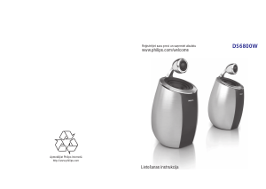 Rokasgrāmata Philips DS6800W Fidelio SoundSphere Skaļrunis