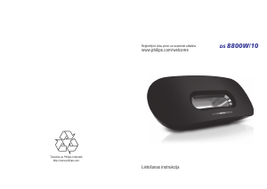 Rokasgrāmata Philips DS8800W Skaļrunis