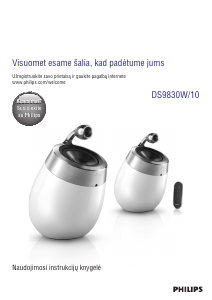 Vadovas Philips DS9830W Garsiakalbis