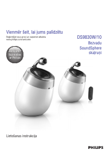 Rokasgrāmata Philips DS9830W Skaļrunis