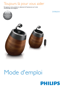 Mode d’emploi Philips DS9860W Haut-parleur