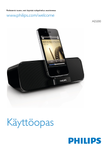 Käyttöohje Philips AD200 Kaiutintelakka