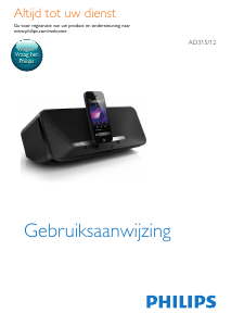 Handleiding Philips AD315 Speakerdock