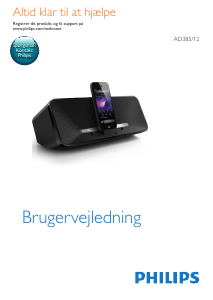 Brugsanvisning Philips AD385 Højttalerdock