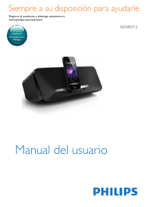 Manual de uso Philips AD385 Docking station