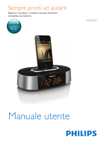 Manuale Philips AJ7030D Sistema docking con altoparlanti