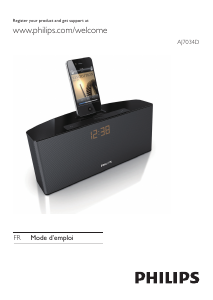 Mode d’emploi Philips AJ7034D Station d’accueil