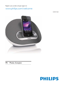 Mode d’emploi Philips DS3120 Station d’accueil