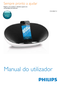 Manual Philips DS3480 Altifalante de base