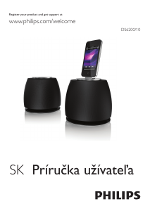 Návod Philips DS6200 Dokovacia stanica na mobilné zariadenie