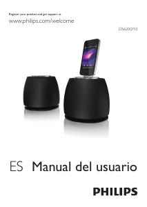 Manual de uso Philips DS6200 Docking station