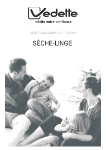 Mode d’emploi Vedette VSF57H2DW Sèche-linge
