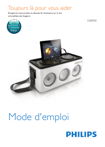 Mode d’emploi Philips DS8900 Armin van Buuren M1X-DJ Station d’accueil