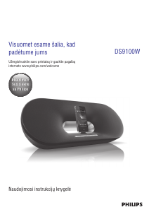 Vadovas Philips DS9100W AirPlay Primo Garsiakalbio dokas