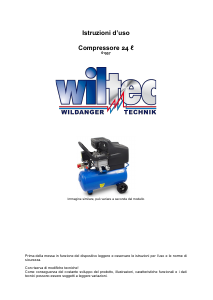 Manuale Wiltec 61957 Compressore