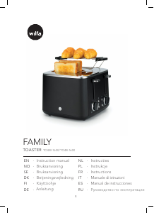 Manual Wilfa TO4W-1600 Toaster