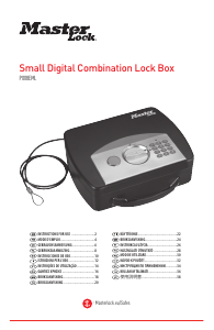 説明書 MasterLock P008EML 金庫