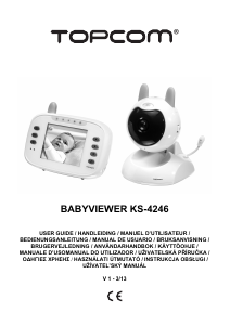Manual Topcom KS-4246 Babyviewer Monitor de bebê