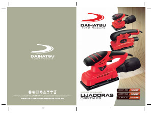 Manual de uso Daihatsu LOR200 Lijadora orbital
