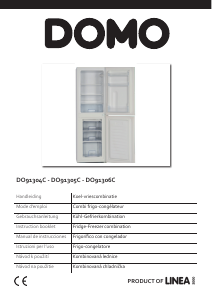 Manuale Domo DO91305C Frigorifero-congelatore