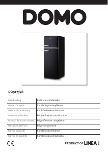 Manual Domo DO91774R Fridge-Freezer