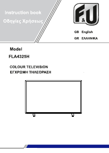 Handleiding F&U FLA4325H LED televisie